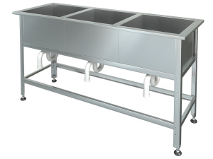 Ванна моечная МариХолодМаш М-3-0,3-0,53/1,49 Ванна моечная МариХолодМаш М-3-0,3-0,53/1,49