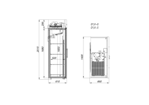 Шкаф холодильный Arkto V1.0-SD