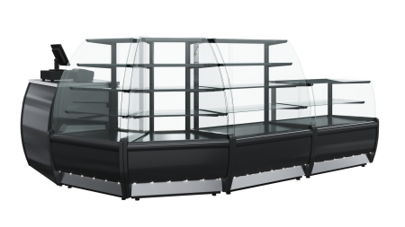 Витрина кондитерская Carboma K70 VM 1,3-1 LIGHT 0013-0430 (ВХСв-1,3д)