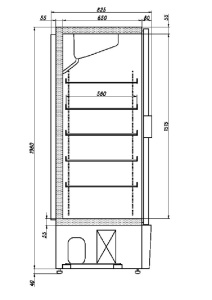 Шкаф холодильный Ариада Рапсодия R750MS