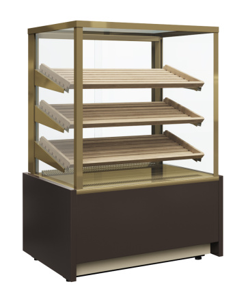Витрина хлебная Carboma KC70 N 0,6-1 LIGHT Bread 9005-0430 (0,6 Cube со стеклом)