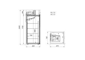 Шкаф морозильный Arkto F0.7-G
