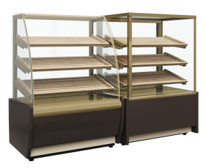 Витрина хлебная Carboma K70 N 1,3-2 LIGHT Bread 0012-0109 (без стекла)