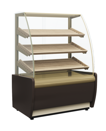 Витрина хлебная Carboma K70 N 1,3-1 LIGHT Bread 0012-0109 (со стеклом)